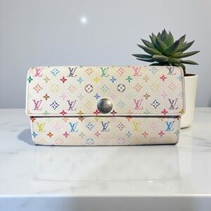 Louis Vuitton Multicolore Sarah Wallet – White Multicolor